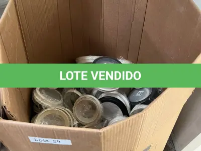 LOTE 002 - Tampas de pote