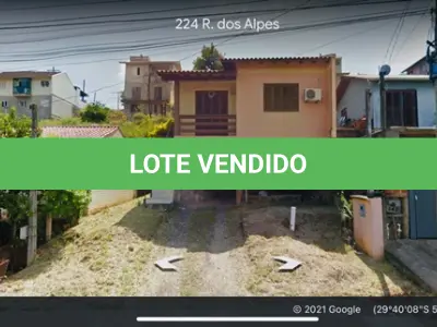 LOTE 002 - UM TERRENO COM A ÁREA DE 250,80 M2, E UM PRÉDIO RESIDDENCIAL DE ALVENARIA, COM A ÁREA DE 54,60M2, NA RUA DOS ALPES, Nº 232, EM ESTÂNCIA VELHA/RS