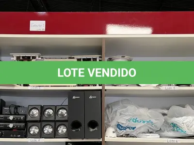 LOTE 005 - Caixa de som, DVD, aparelho de som, entre outros