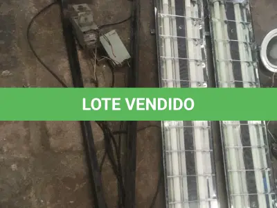 LOTE 007 - Luminarias e refletores