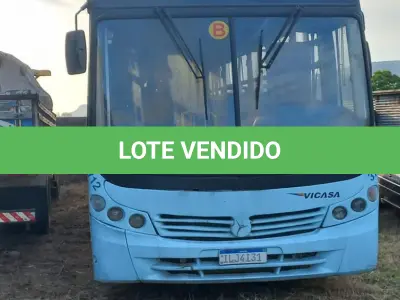 LOTE 001 - ÔNIBUS MERCEDEZ BENZ, ANO 2003, COR AZUL, PLACAS ILJ4831.