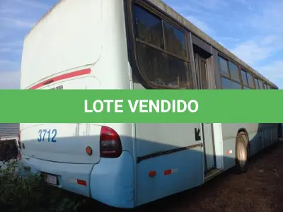 LOTE 001 - ÔNIBUS MERCEDEZ BENZ, ANO 2003, COR AZUL, PLACAS ILJ4831.