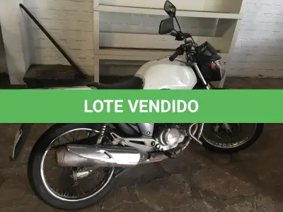 LOTE 003 - HONDA CG 150 CARGO ESD FLEX, ANO/MODELO 2014/2014, COR BRANCA, PLACA IWX1D92