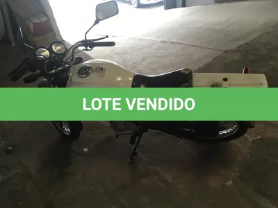 LOTE 004 - HONDA/CG 125 CARGO KS GASOLINA, ANO/MODELO 2009/2009, COR BRANCA, PLACA IPW5117