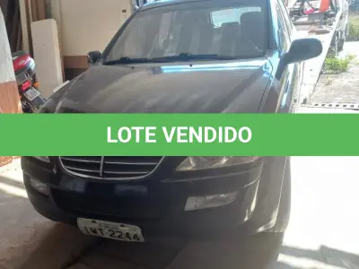 LOTE 000 - LOTE UNIFICADO! Lote 001: Camioneta SSANGYONG KYRONM 200 XDI, ano/modelo 2010, placas IWT2244. Lote 002: Camioneta Hyundai HR HDB, ano/modelo 2007/2008, placas IOA4312. Lote 003: Motocicleta Honda CG 125 Fan, ano/modelo 2007/2008, placa INS5651
