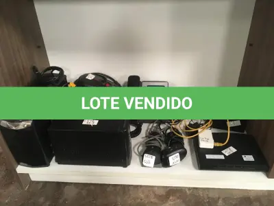 LOTE 003 - Estabilizador, modem, telefone entre outros