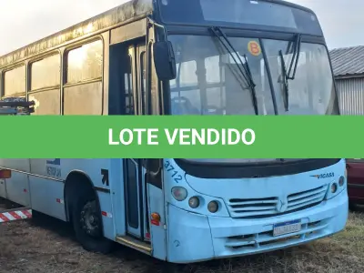 LOTE 001 - ÔNIBUS MERCEDEZ BENZ, ANO 2003, COR AZUL, PLACAS ILJ4831.