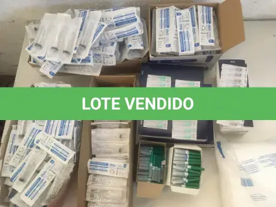 LOTE 009 - Agulhas, Tubos, Seringas, Luvas entre outros