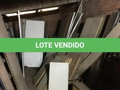 LOTE 083 - ESTRUTURA DE DIVISÓRIAS, DIVISÓRIA, ARMÁRIO, COFRE E MÓVEIS EM GERAL
