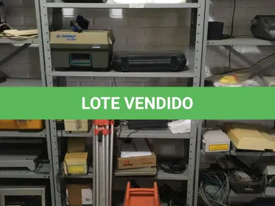LOTE 084 - FERRAMENTAS P/TOPOGRAFIA E PROJETOS, RELÓGIO DE PONTO, FERRAMENTAS EM GERAL E EQUIPAMENTO ELETRÔNICO