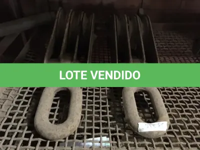 LOTE 080 - ROLDANA P/CORRENTE E TIRANTE C/CABO DE AÇO( 05 PEÇAS )