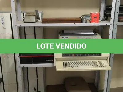 LOTE 084 - FERRAMENTAS P/TOPOGRAFIA E PROJETOS, RELÓGIO DE PONTO, FERRAMENTAS EM GERAL E EQUIPAMENTO ELETRÔNICO