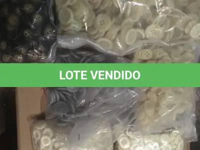 LOTE 051 - Botões, Rebites, Zipers, Fivelas e outros