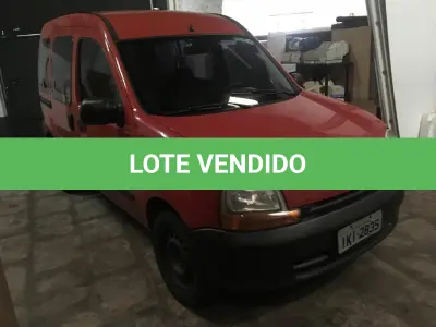 LOTE 053 - Veículo Renault Kangoo RL 1.0 Gasolina 2001, Cor: Vermelha, Placa: IKI2835