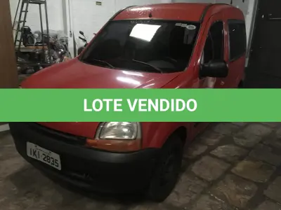 LOTE 053 - Veículo Renault Kangoo RL 1.0 Gasolina 2001, Cor: Vermelha, Placa: IKI2835