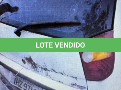LOTE 003 - Fiat Palio EX 1.0 1998, Cor Branca, Placa IHZ9714,