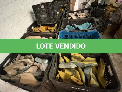 LOTE 169 - Moldes de calçados(Formas) diversos e Caixas de plástico