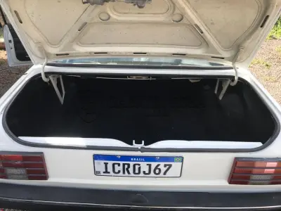 LOTE 001 - GM Monza SL/E Gasolina 1989/1989, Cor Branca, Placa ICR0J67