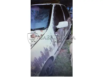 LOTE 003 - Fiat Palio EX 1.0 1998, Cor Branca, Placa IHZ9714,