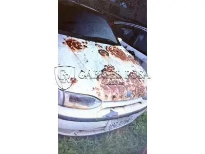 LOTE 003 - Fiat Palio EX 1.0 1998, Cor Branca, Placa IHZ9714,