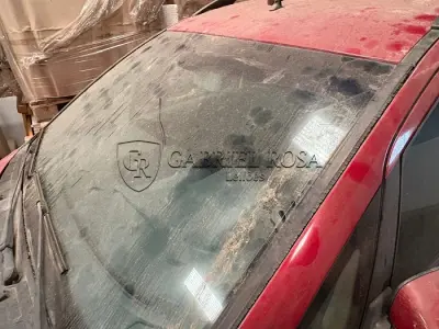 LOTE 001 - Fiat Idea ELX Flex 2007, Vermelha, Placa INR7341