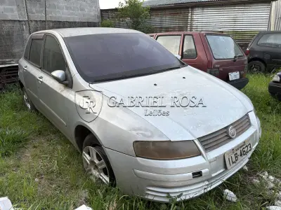 LOTE 002 - FIAT STILO 1.8 CONNECT 16V 122CV 5P GASOLINA 2003, COR PRATA, PLACA ILB-4623