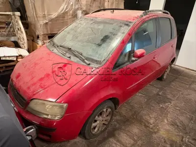 LOTE 001 - Fiat Idea ELX Flex 2007, Vermelha, Placa INR7341