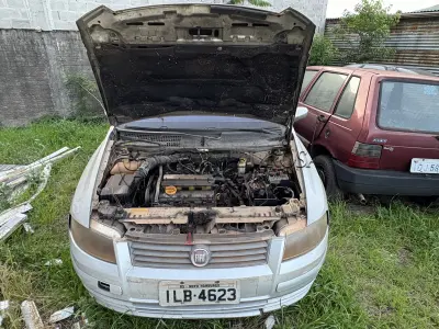 LOTE 002 - FIAT STILO 1.8 CONNECT 16V 122CV 5P GASOLINA 2003, COR PRATA, PLACA ILB-4623