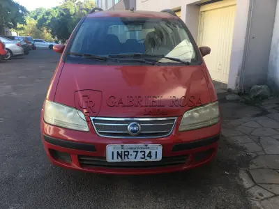 LOTE 001 - Fiat Idea ELX Flex 2007, Vermelha, Placa INR7341