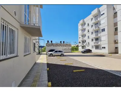 LOTE 002 - Apartamento nº 101, do Bloco I, localizado no pavimento térreo, com área real privativa de 44,9746 m², e a Vaga de Estacionamento descoberta nº 137, do Condomínio Blumen Residence, situado na Rua Celestino Killing, nº 100, Bairro Santo Afonso, Novo Hamburgo/RS. Registrado sob matrícula nº 129.060