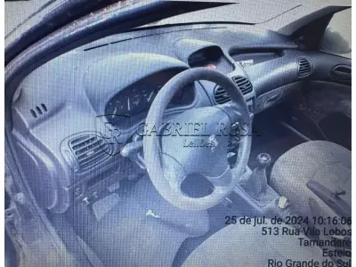 LOTE 009 - Peugeot 206  SW 1.4 Presence Gasolina 2005/2005, Cor: Preta, Placa: IMK6146