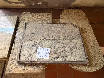 LOTE 138 - Tábuas de granito( 11 un )