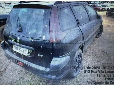 LOTE 009 - Peugeot 206  SW 1.4 Presence Gasolina 2005/2005, Cor: Preta, Placa: IMK6146