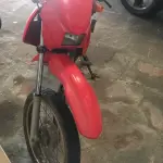LOTE 002 - Motocicleta Honda NXR150 Bros ES 2007/2008, Gasolina, Cor Vermelha, Placa IOF2484