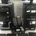 LOTE 002 - Monitor, CPU, teclado, mouse, alto falante
