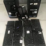 LOTE 002 - Monitor, CPU, teclado, mouse, alto falante