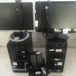 LOTE 002 - Monitor, CPU, teclado, mouse, alto falante