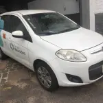LOTE 016 - Fiat Palio Essence 1.6 Dualogic Flex 5P 2013/2014, Cor Branca, Placa IUN1761