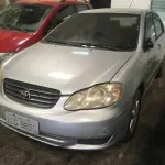 LOTE 006 - Toyota Corolla Xei 1.8 VVT Gasolina 2002/2003, Cor Prata, Placa ILS9899