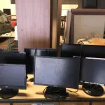 LOTE 002 - Eletrônicos Diversos(monitores, CPUs, modens, estabilizadores, switch entre outros)