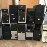LOTE 002 - Eletrônicos Diversos(monitores, CPUs, modens, estabilizadores, switch entre outros)