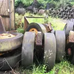 LOTE 045 - ROLO REBOCÁVEL PARA SELAR CANCHA( 04 PEÇAS )