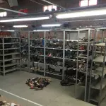 LOTE 134 - Prateleiras desmontável de aço( 22 un )
