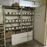 LOTE 134 - Prateleiras desmontável de aço( 22 un )