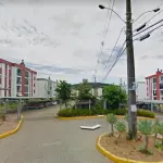 LOTE 004 - Direitos e Ações dos Imóveis - Apartamento nº 44 do Bloco B, do Condomínio Residencial Sapucaia II,  localizado no terceiro andar ou quarto pavimento, com área real privativa de 53,58 m², constituído de sala com sacada e churrasqueira, cozinha/serviço, banheiro e 02 dormitórios, registrado sob matrícula 29.194. E o BOX nº 53, do Condomínio Residencial Sapucaia II, localizado no térreo, com 12,50 m² de área real privativa, constituído de vaga de estacionamento coberta, registrado sob matrícula nº 29.295. Situados na Avenida Justino Camboim, nº 1889, Bairro Camboim, Sapucaia do Sul/RS