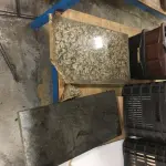 LOTE 138 - Tábuas de granito( 11 un )
