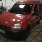 LOTE 053 - Veículo Renault Kangoo RL 1.0 Gasolina 2001, Cor: Vermelha, Placa: IKI2835